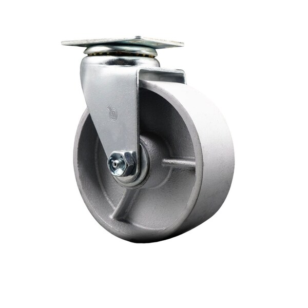 5'' Semi Steel Cast Iron Wheel Swivel Caster with Bronze Bearing